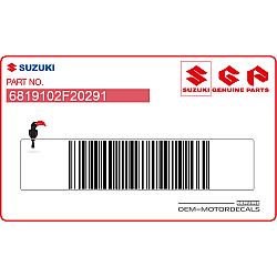 Naklejka na dolną owiewkę, pług, prawa strona