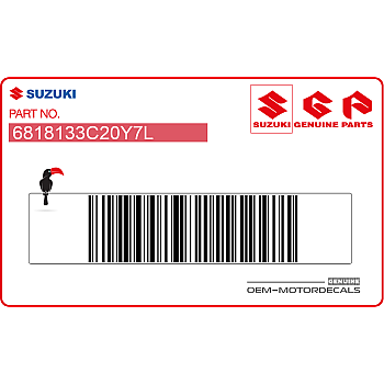 Pegatina para quilla, lado izquierdo