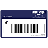 TRIUMPH Naklejka na zbiornik, lewa strona T2402568