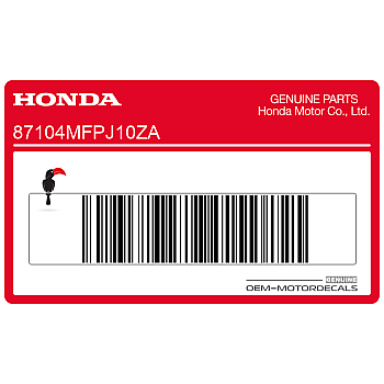 Pegatina tanque, lado izquierdo