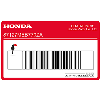 Naklejka na osłonę boczną, lewa strona