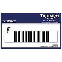 TRIUMPH Tanksticker, rechterkant T2308402