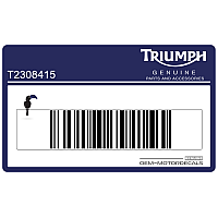 TRIUMPH Naklejka na zbiornik, lewa strona T2308415