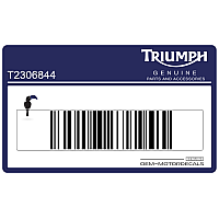 TRIUMPH Side cowling decal T2306844