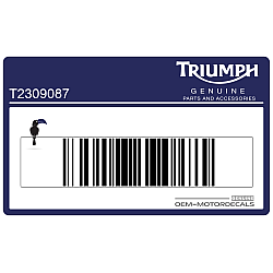 Zijpaneel sticker, linkerkant