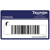 TRIUMPH Emblemat na osłonę boczną T2309236