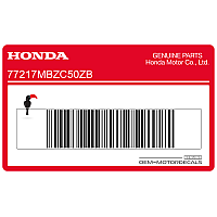 HONDA Hornet-Emblem für die Heckverkleidung 77217-MBZ-C50ZB