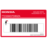 HONDA Autocollant carénage arrière queue, côté droit 77233-MCF-D80ZA