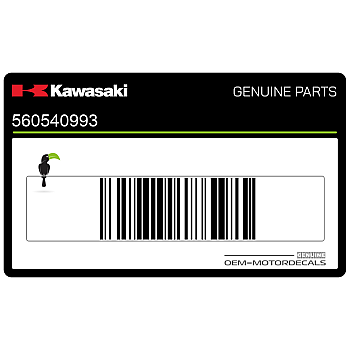 Autocollant de carénage supérieur avant