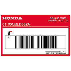 Voorspatbord sticker