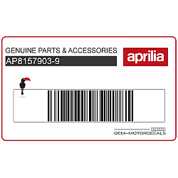 Adesivo carena anteriore superiore, lato destro