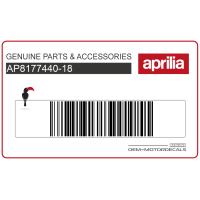 APRILIA Tankaufkleber, Satz AP8177440-18