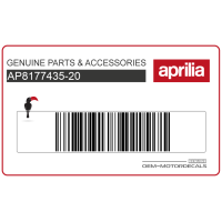 APRILIA Heckverkleidung Aufkleber, Linke Seite AP8177435-20