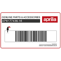 APRILIA Tankaufkleber AP8177436-16