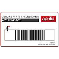 APRILIA Heckverkleidung Aufkleber, Rechte Seite AP8177431-23