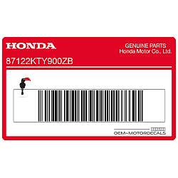 Zijscherm CBR emblem