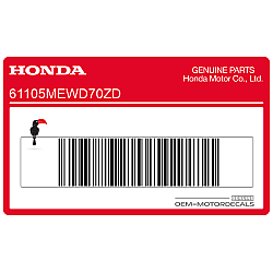 Pegatina para guardabarros delantero