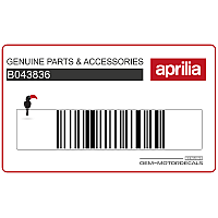 APRILIA Emblem,Aufkleber B043836