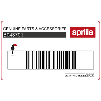 Adesivo pannello laterale, lato sinistro