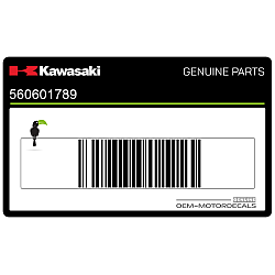 Autocollant carénage arrière queue, côté gauche