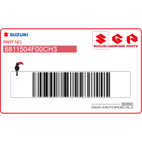 SUZUKI Tank decal, right side 68115-04F00-CH3