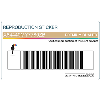 Naklejka na osłonę boczną, prawa strona