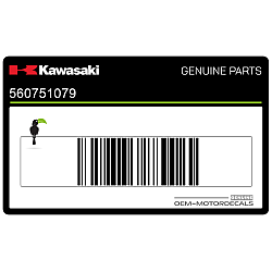 Front fender decal, left side