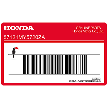 Adesivo posteriore coda carena, lato destro