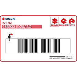 Zijpaneel stickers set, linkerkant