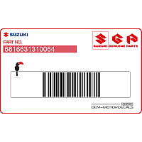 SUZUKI Kanzel / Oberteil Verkleidung Aufkleber 68166-31310-064