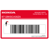 HONDA Zijpaneel sticker, rechterkant 87126-KSC-A30ZA