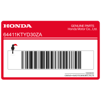 HONDA Bandeau central gauche de carénage, côté gauche 64411-KTY-D30ZA