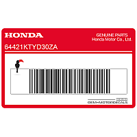 HONDA Bandeau de carénage inférieur, côté gauche 64421-KTY-D30ZA