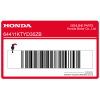 HONDA Bandeau de carénage central, côté gauche 64411-KTY-D30ZB