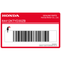 HONDA Autocollant central pour carénage CBR125R, côté gauche 64412-KTY-D30ZB