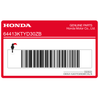HONDA Bandeau central de carénage gauche, côté gauche 64413-KTY-D30ZB