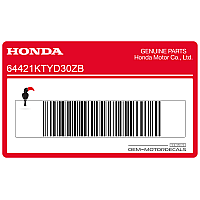 HONDA Bandeau de bas de carénage, côté gauche 64421-KTY-D30ZB