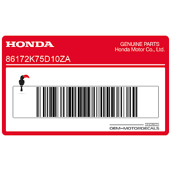 Tank decal , left side