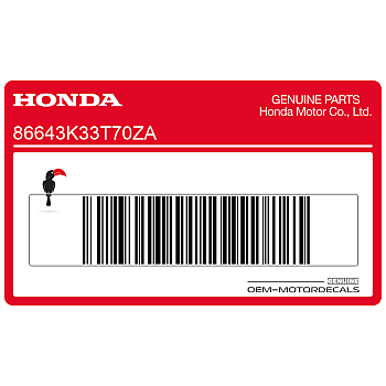 Naklejka na zbiornik, prawa strona