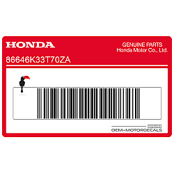 Naklejka na osłonę boczną, lewa strona