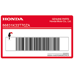 Pegatina colin, lado derecho