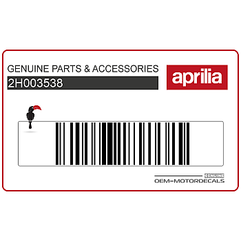 Pegatina para carenado frontal