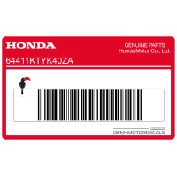 HONDA Striscia carena centrale, lato sinistro 64411-KTY-K40ZA