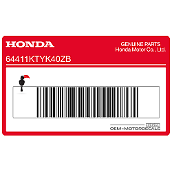 Pegatina para panel lateral, lado izquierdo