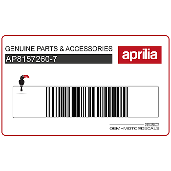 Naklejka na tylną owiewkę / zadupek