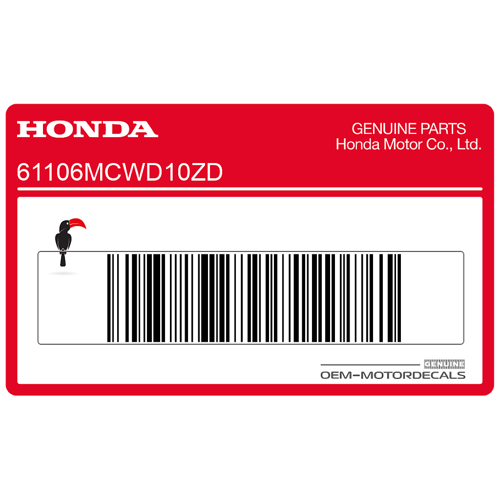 Honda-61106MCWD10ZD