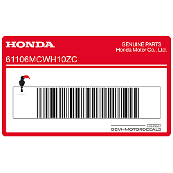 Kotflügelaufkleber vorne, Linke Seite