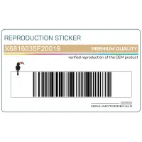REPRODUCTION Pegatinas colin, juego X6816035F20019