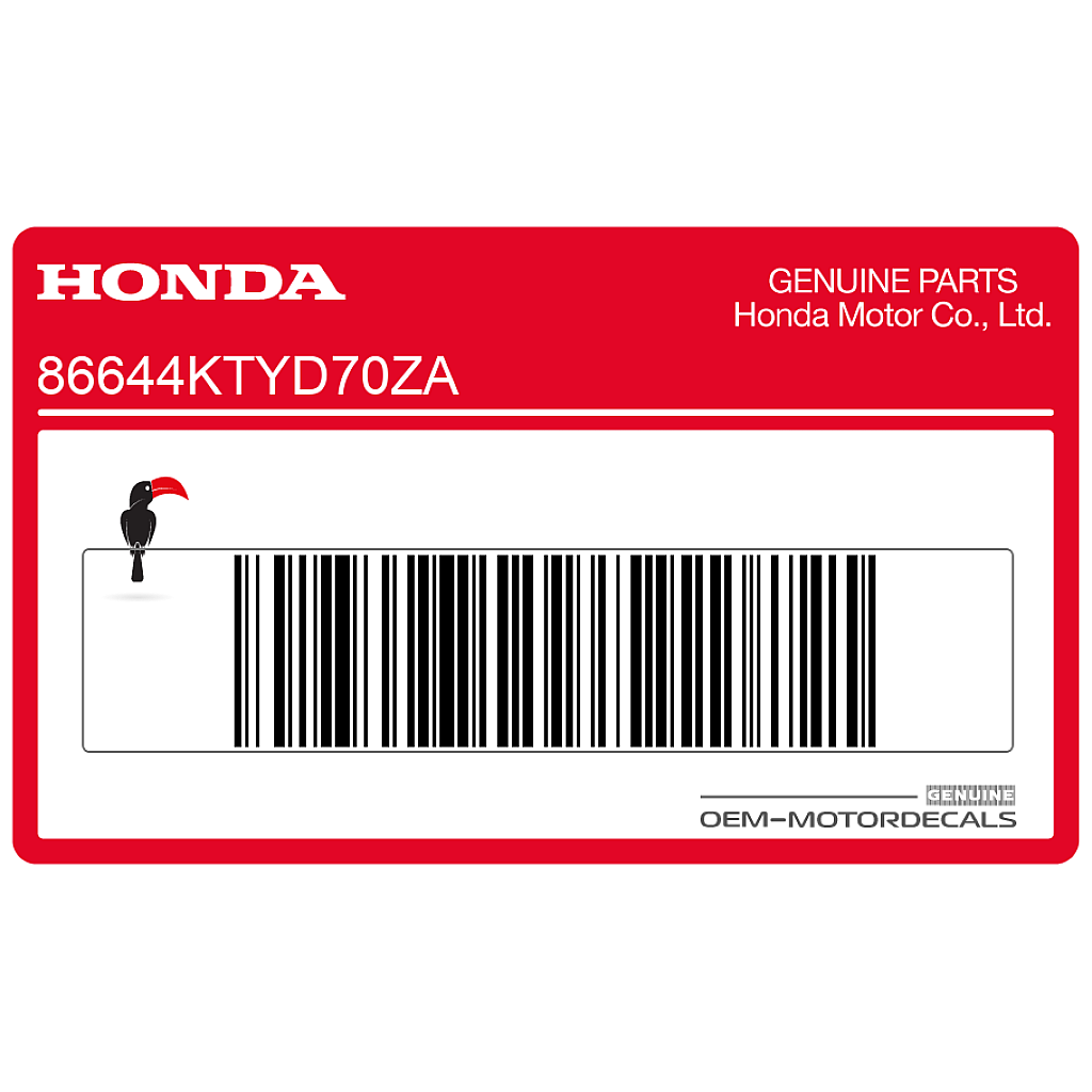 Honda-86644KTYD70ZA