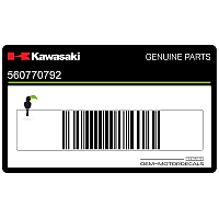 KAWASAKI Heckverkleidung Aufkleber, Rechte Seite 56077-0792